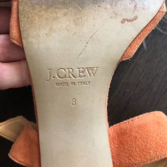 J.Crew | Lucca Suede buckle heeled Sandals - Picture 7 of 10